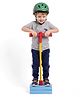 Play Nation Foam Pogo Jumper for Kids Exercise Tool Gross Motor Skill Training Balance & Coordination Outdoor and Indoor Play Activity Ideal Gifting for 3+ Years Boys & Girls BIS Certified- Multicolor