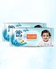 Tulips 98% Water Baby Wet Wipes with Aloe Vera & Calendula | Lid Pack I 72 Wipes (Pack of 2)