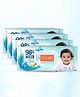 Tulips 98% Water Baby Wet Wipes with Aloe Vera & Calendula | Lid Pack I 72 Wipes (Pack of 4)