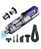 HOMEBASIC Cordless Handheld Vacuum Cleaner & Blower for Car, Home, Sofa & Office  18000 Pa Suction, 120 W Brushless Motor, HEPA Filter, 6000 mAh Rechargeable Battery with 6 Attachments (Grey)