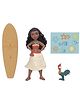 Disney Moana Doll with Friend Figure Accessory & Stickers Inspired by Disney Moana Movie Multicolour -  Height 16.5 cm