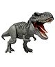 Jurassic World Rebirth Power Devour Tyrannosaurus Rex Dinosaur Figure, Constant Chomp Lights & Sound - Grey