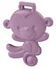 Fisher Price Teether BPA-Free Baby Teething Toy Set with Monkey Shapes for Tummy Time & Sensory Play - Lavender