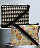 Bandicoot Printed Jute Sling Bag- Pack of 2 Sling Bag