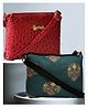 Bandicoot Printed Sling Bag- Pack of 2 - Multicolor