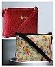 Bandicoot Printed Sling Bag- Pack of 2 - Multicolor