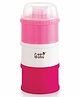 BeeBaby Store and Feed Stackable Milk Powder Container. 3 Layer Multi-Storage, Multi-Functional food and milk dispenser. 100% BPA Free, Travel Friendly. (0 Months+, Pink)