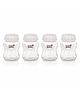 BeeBaby Pump N' Protect Narrow Neck Breast Milk Storage Bottles. Pack of 4 Milk Collection Bottles fits most Slim Neck Breast Pumps. 100% BPA Free. 120ML / 4oz. White
