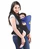 BeeBaby Omni Breathe Lightweight Adjustable 4 in 1 Carry Positions Breathable Air Mesh Baby Carrier or Baby sling with Enhanced Lumbar Support & Airflow (3.5-12 kgs, 0 to 2 years babies), Blue
