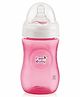 BeeBaby Ease Wide Neck Colour Baby Feeding Bottle. Fast Flow Anti-Colic Silicone Nipple for infants, and newborns. 100% BPA Free. 8 months+ (300ml, Pink)