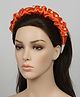 SKD Pearl Embellished Hair Band - Orange