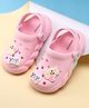 Babyoye Clogs with Bunny Applique - Pink
