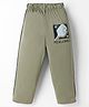 Tango Single Jersey Knit Full Length Track Pant with Pickleball Print - Olive Green