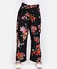 Cutiekins Cotton Woven Floral Printed Pants - Black & Red