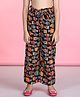 Cutiekins Woven Owl Printed Pants - Black & Multi Colour