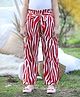 Cutiekins Woven Abstract Printed Pants - Red & White