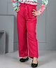 Cutiekins Woven Solid Pants - Magenta Pink