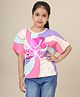 Kidsville Cotton Knit Mattel Featuring Half Sleeves Barbie Printed Tee - Pink