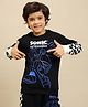 Kidsville Cotton Knit Sonic Featuring Full Sleeves Character Printed Light Winter Sweatshirt - Black