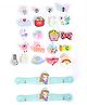 PASSION PETALS Pack Of 21 Jibbitz With Girl Applique Detailed Changeable Straps - Multi Colour