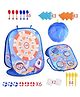 Babygo 2-in-1 Space Theme Kids Dart Board & Toss Game Set | Indoor Outdoor Target Game for Boys & Girls | 6 Sticky Balls, 6 Darts, 6 Bean Bags, Foldable Board & Carry Bag | Fun Learning Toy Age 3+