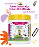 Mamalife Power Growth Kids Milk Mix, Chocolate Flavour, 2 to 6 Years, No Refined Sugar, Height and Bone Support, Growth and Strength, ICMR Recommended Formula, 46+ Nutrients, 350 g