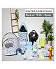 Fareto Baby Winter Essential Combo for New Born Gift Pack Baby Products 79in1 - Grey