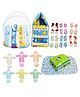 Fareto New Born Baby All in one Essentials Combo Set 39in1 - Blue
