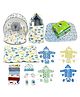 Fareto Newborn Baby All Season Essential Combo Set 36 in 1 - Grey