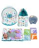 Fareto Newborn Baby All Season Essential Combo Set 9 in 1 Bedding set - Green
