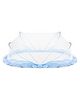 LifeKrafts Foldable Baby Mosquito Net for Infants & Toddlers Bottomless Safe Sleep Net - Blue  Regular Size