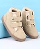 Babyoye Velcro Closure Solid Casual Shoes - Beige