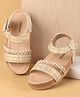 Babyoye Velcro Closure Sandals - Beige