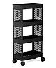 Rasvesh Multipurpose Fruits & Vegetable Stand/Kitchen Trolley with Wheels - 4 black