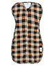 Cocoon Care Bamboo Cotton Knit Blackchecks Printed Arms Up Swaddle Sleeping Pod for Baby - Multicolor