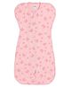 The Boo Boo Club Cotton Bland Knit Printed Arms Up Swaddle Sleeping Pod for Baby - Pink