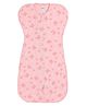 The Boo Boo Club Cotton Bland Knit Printed Arms Up Swaddle Sleeping Pod for Baby - Pink