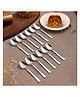 CutTales, Premium Stainless Steel Spoon 12 Piece Cutlery Set | Rust-Free Dining Set for Home, Kitchen & Guests