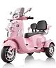 Ayaan Toys Battery Operated Ride On / Bike with Music and Lights Pink