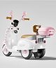 Vespa 12V Battery Operated Ride On / Bike with Music and Lights Pink