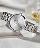 IIK COLLECTION Watches for Women Round Studded Dial | Quartz Movement |Stainless Steel Chain Watches for Girls