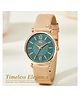 IIK Collection Watches for Women Round Dial |Quartz Movement |Long Battery Life Leather Bracelet Strap Watches for Girls