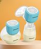 Infantso MELO 2-in-1 Wearable + Bottle Hands-Free Electric Breast Pump for Breastfeeding -Blue