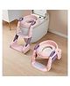 Infantso NORA 3-in-1 Baby Potty Ladder Seat for Kids 1-5 Years -Pink