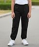 Cutiekins Woven Solid Cargo Pant - Black