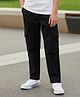 Cutiekins Woven Solid Cargo Pant - Black
