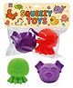 KiddyBuddy Squeezy Animal Shaped Bath Toys Pack of 2 - Multicolour