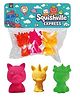 KiddyBuddy Squishville Express Squeeze  Bath Toys Pack of 3 - Multicolour