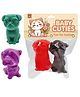 KiddyBuddy Baby Cuties Animal Shaped Fun for Babies Squeeze Bath Toys Pack of 2 -Multicolour