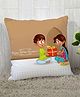 StyBuzz Happy Raksha Bandhan Cushion Cover - Multicolor